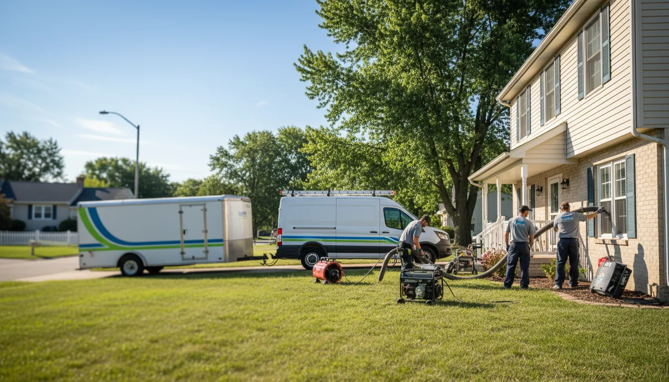 Flooded Basement Restoration And Cleanup With Repair in Foosland, IL near me